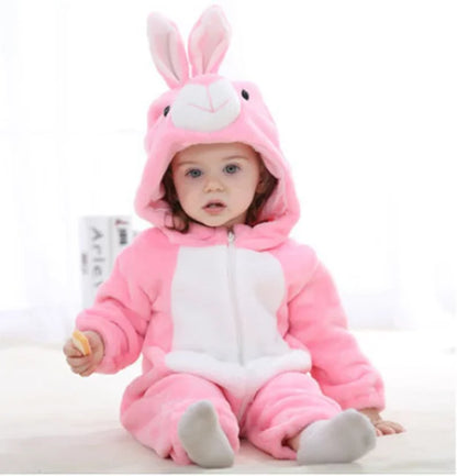 Baby onesie panda katoen polyester zwart wit baby pyjama dierenpak met capuchon uniseks huispak peuter