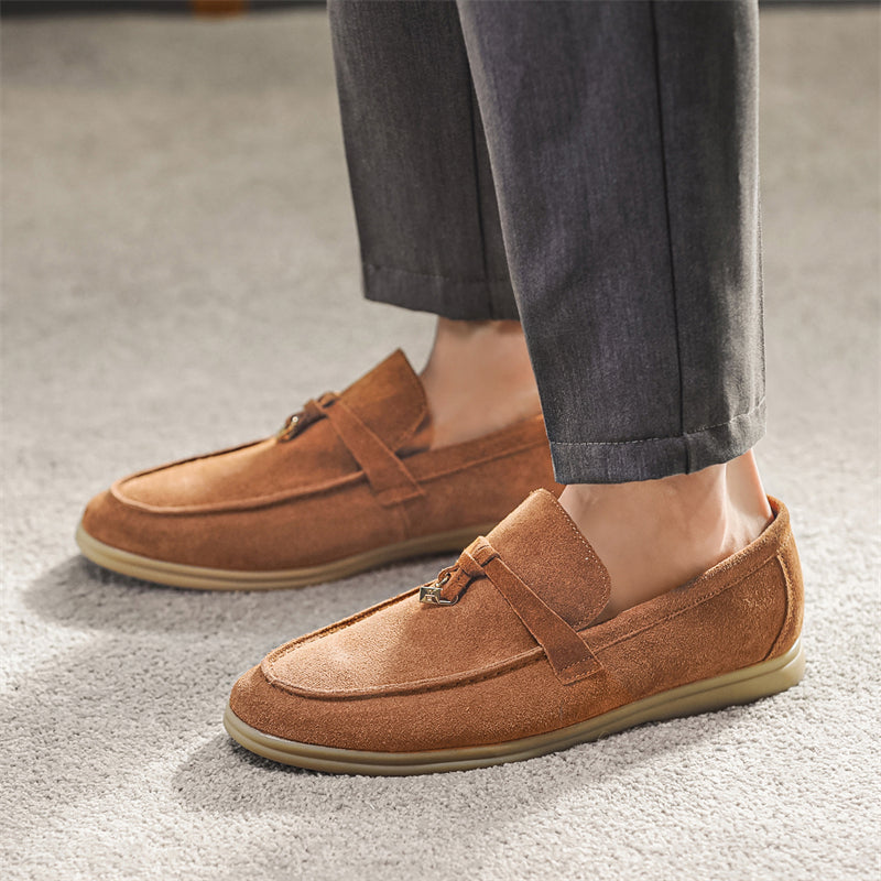 Suède Loafers voor Heren Zacht Leer Comfortabele Schoenen