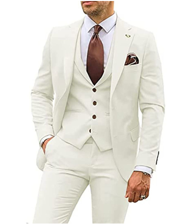 Heren Jas Broek Set Formal Zakelijk Donker Klassiek