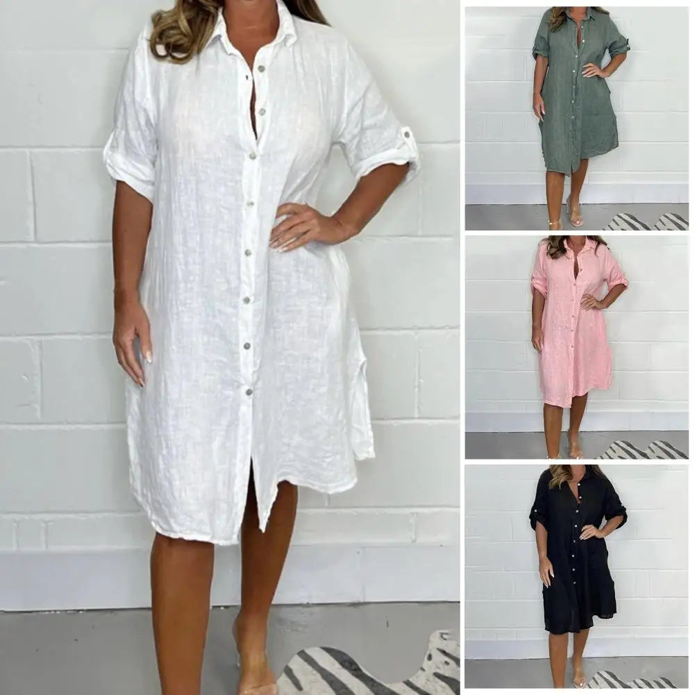 Klassieke Vrouwelijke Jurk Elegante Kleding