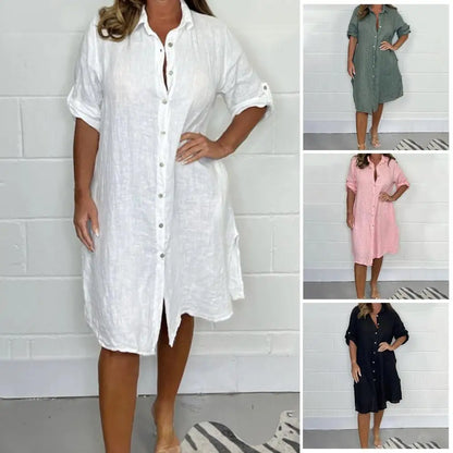 Klassieke Vrouwelijke Jurk Elegante Kleding