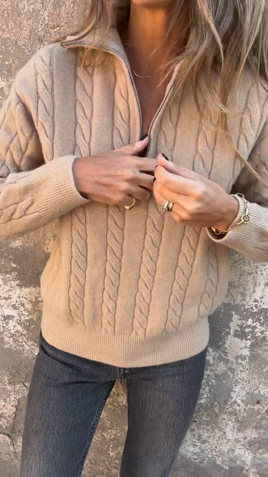 Damestrui Lange Mouw Klassieke Stijl Warm en Comfortabel