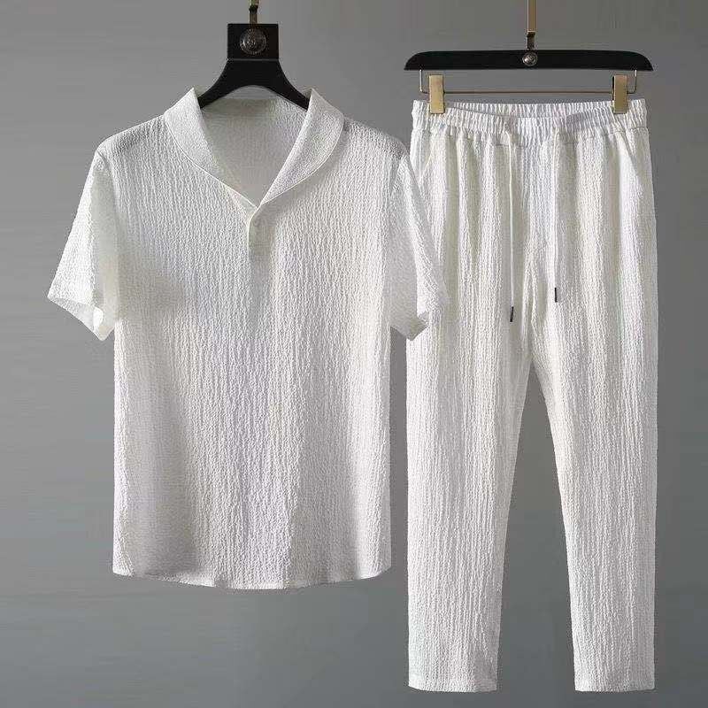 Mannen Zomerset Casual Korte Broek en Shirt - StudioMarella