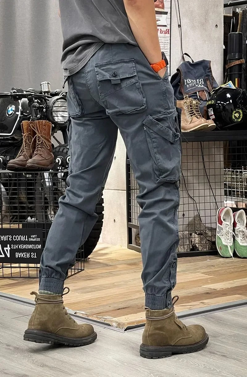 Elastische Cargo Broek voor Mannen Comfortabele Zomerbroek