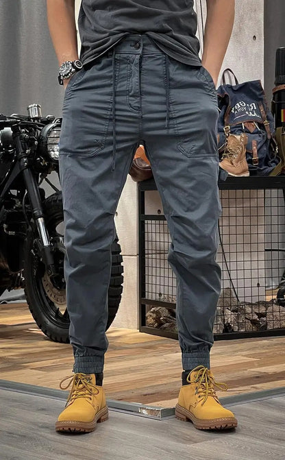 Elastische Cargo Broek voor Mannen Comfortabele Zomerbroek