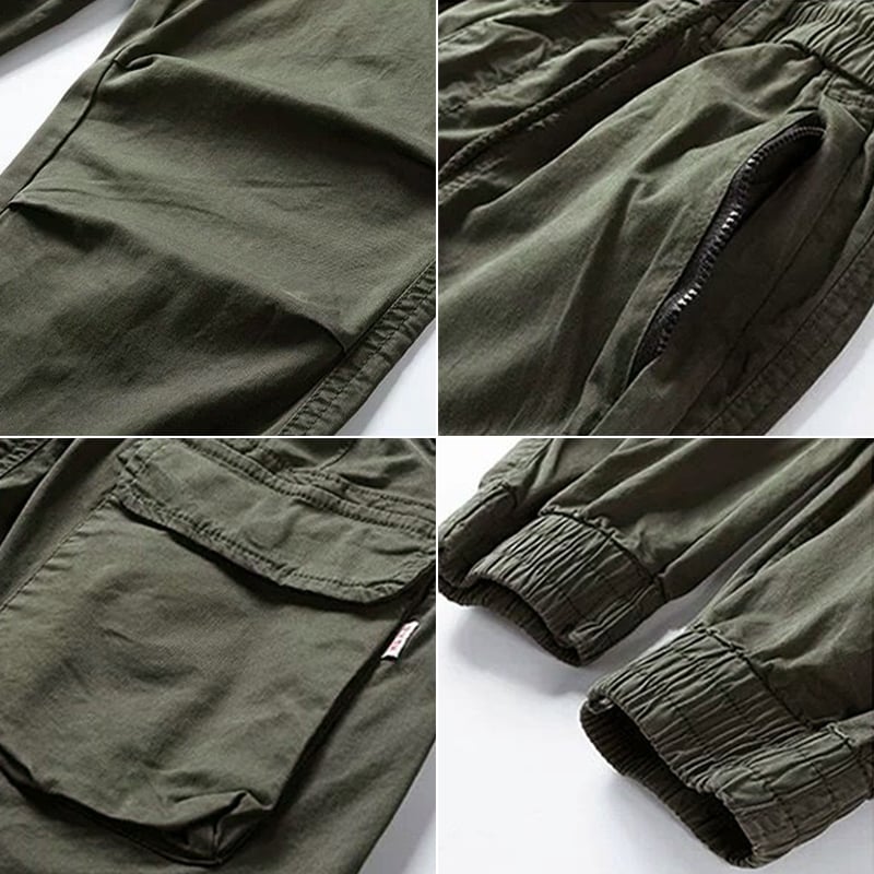 Elastische Cargo Broek voor Mannen Comfortabele Zomerbroek