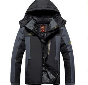 Waterdichte Outdoor Parka met Fleecevoering en Capuchon