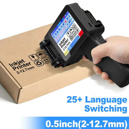 Draagbare Mobiele Inkjetprinter voor Etiketten en QR-Codes