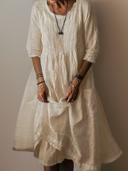 Maxi Jurk Chic en Comfortabel Zomerjurk voor Vrouw