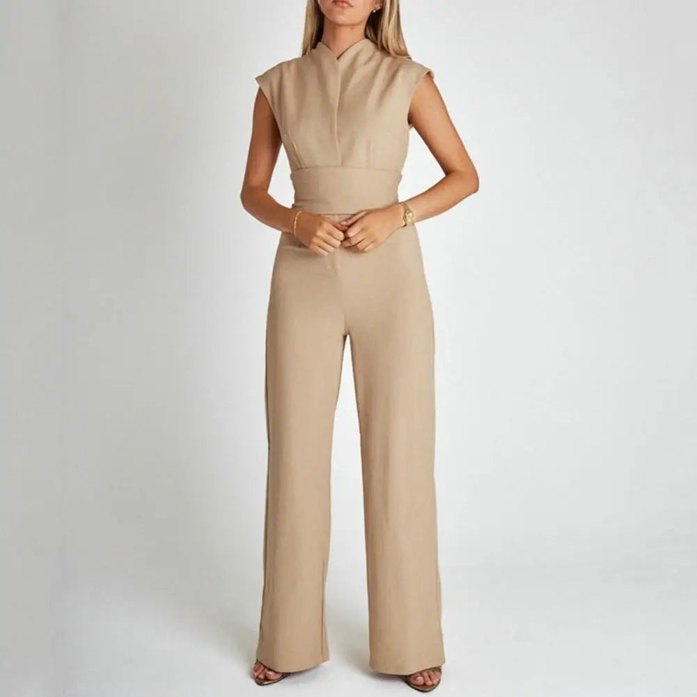 V-Neck Avondjurk Elegante Jumpsuit voor Vrouw
