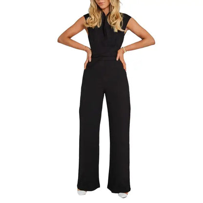 V-Neck Avondjurk Elegante Jumpsuit voor Vrouw