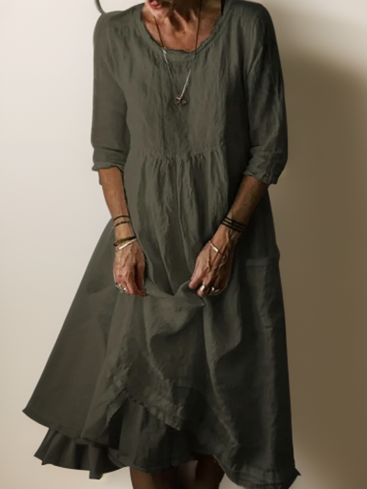 Maxi Jurk Chic en Comfortabel Zomerjurk voor Vrouw