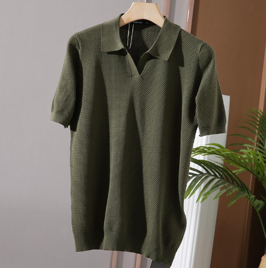 Lichte Polo Heren Tricot Kwaliteitsshirt