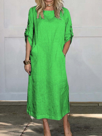 Vrouwelijke Zomerjurk Merel Stijl Elegante Jurk