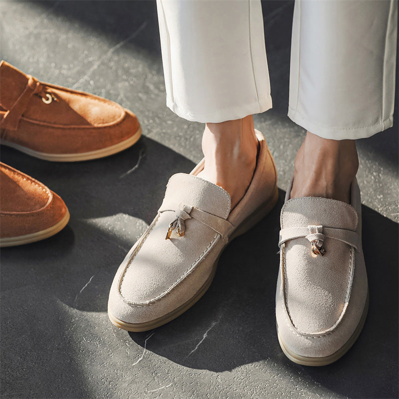 Suède Loafers voor Heren Zacht Leer Comfortabele Schoenen