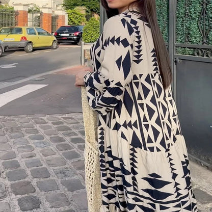 Lange Vrouwelijke Zomerjurk Maxi Jurk voor Dames