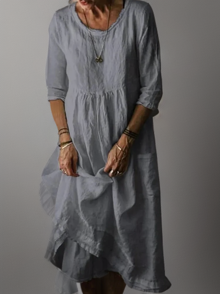 Maxi Jurk Chic en Comfortabel Zomerjurk voor Vrouw