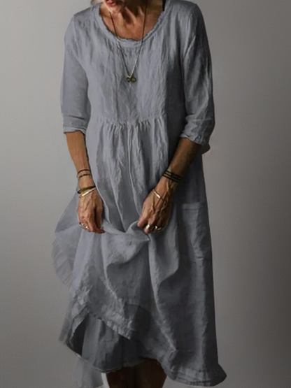 Maxi Jurk Chic en Comfortabel Zomerjurk voor Vrouw