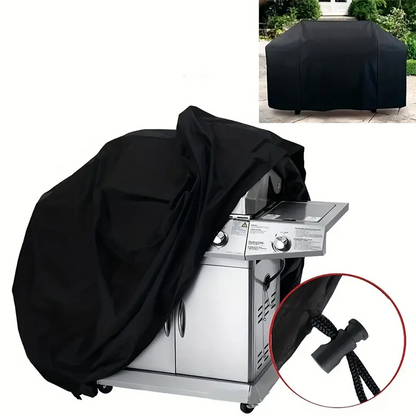 Weerbestendige Barbecue Hoes 145-190cm Beschermhoes Waterdicht BBQ Grill Afdekking Winterbescherming UV-bestendig Regenhoes Sneeuwbescherming