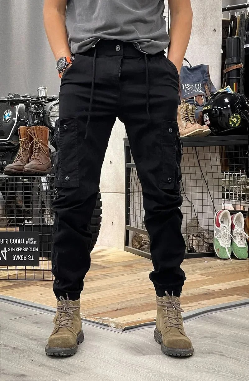 Elastische Cargo Broek voor Mannen Comfortabele Zomerbroek