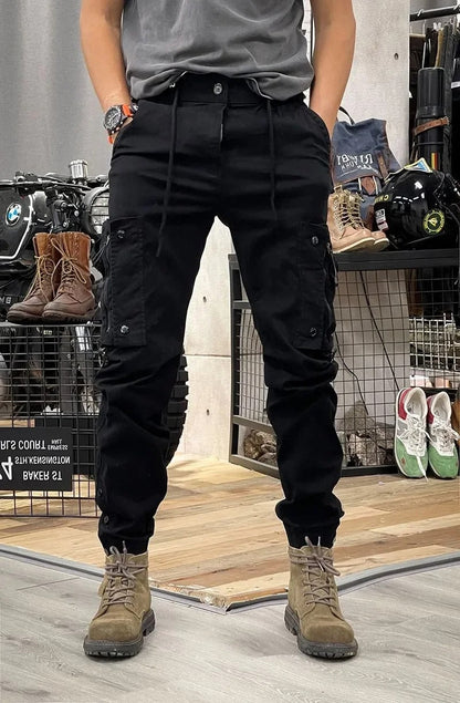Elastische Cargo Broek voor Mannen Comfortabele Zomerbroek
