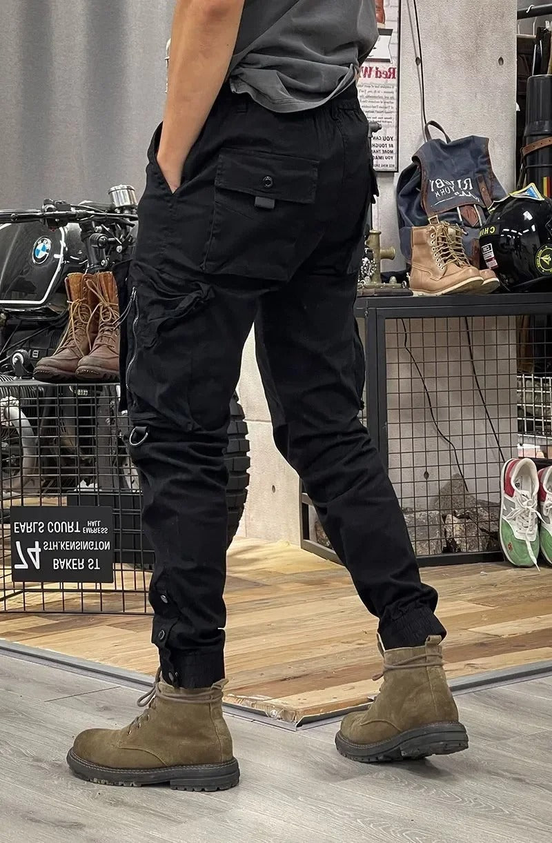 Elastische Cargo Broek voor Mannen Comfortabele Zomerbroek