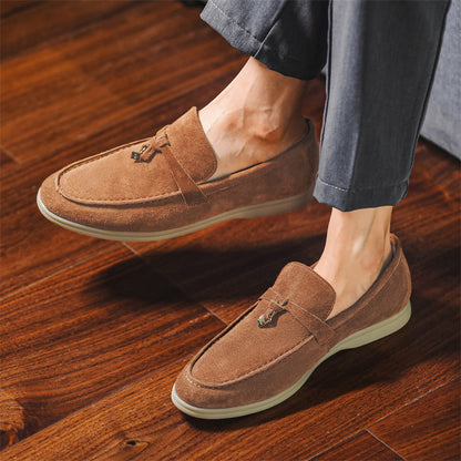 Suède Loafers voor Heren Zacht Leer Comfortabele Schoenen