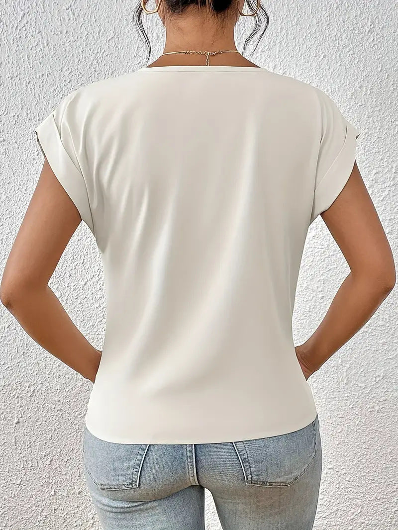 Vrouwelijke Blouse Luchtige Zomerjurk Stof