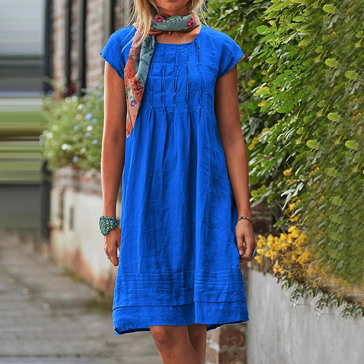 Vrouwelijke Zomerjurk Luchtig en Comfortabel