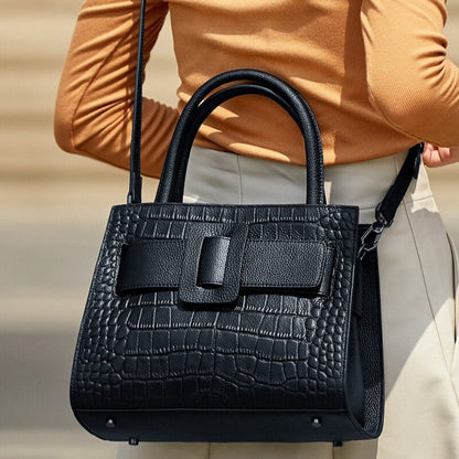 Leren Shoptas Praktisch en Stijlvol voor Dagelijks Gebruik