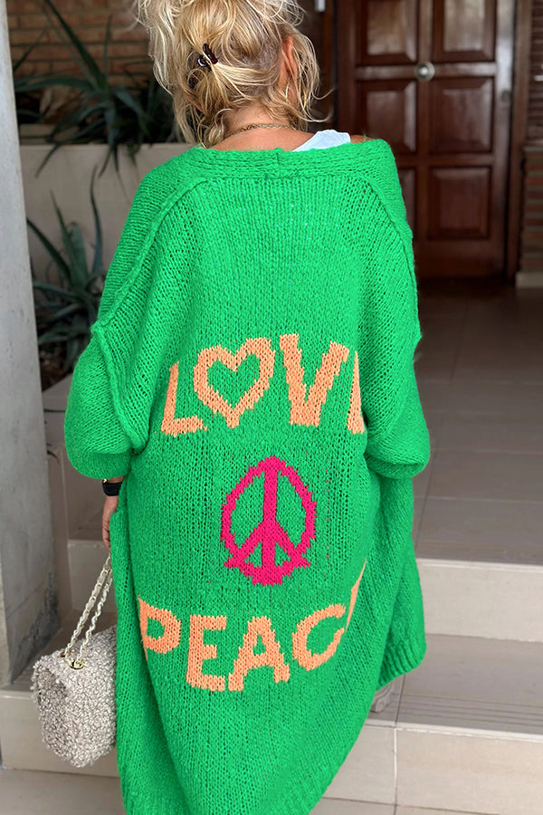 Dames Vest Gebreid Lang Warm Stijlvol Design