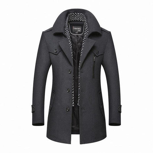 Heren Overjas Peaky Blinders Stijl Klassiek Design - StudioMarella