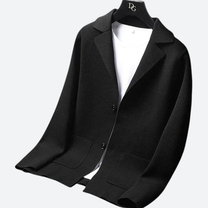 Heren Blazer Donkerblauw Elegant Maatwerk Design