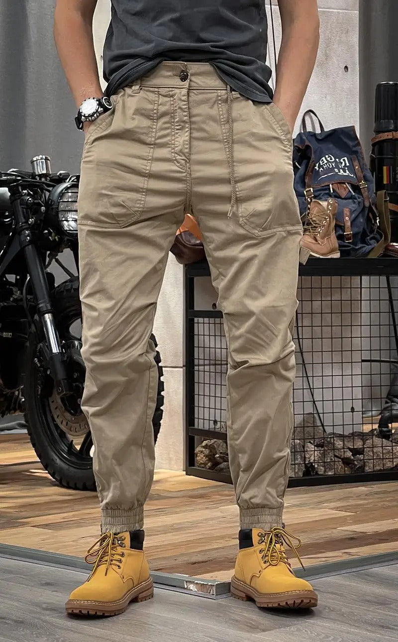 Elastische Cargo Broek voor Mannen Comfortabele Zomerbroek - StudioMarella
