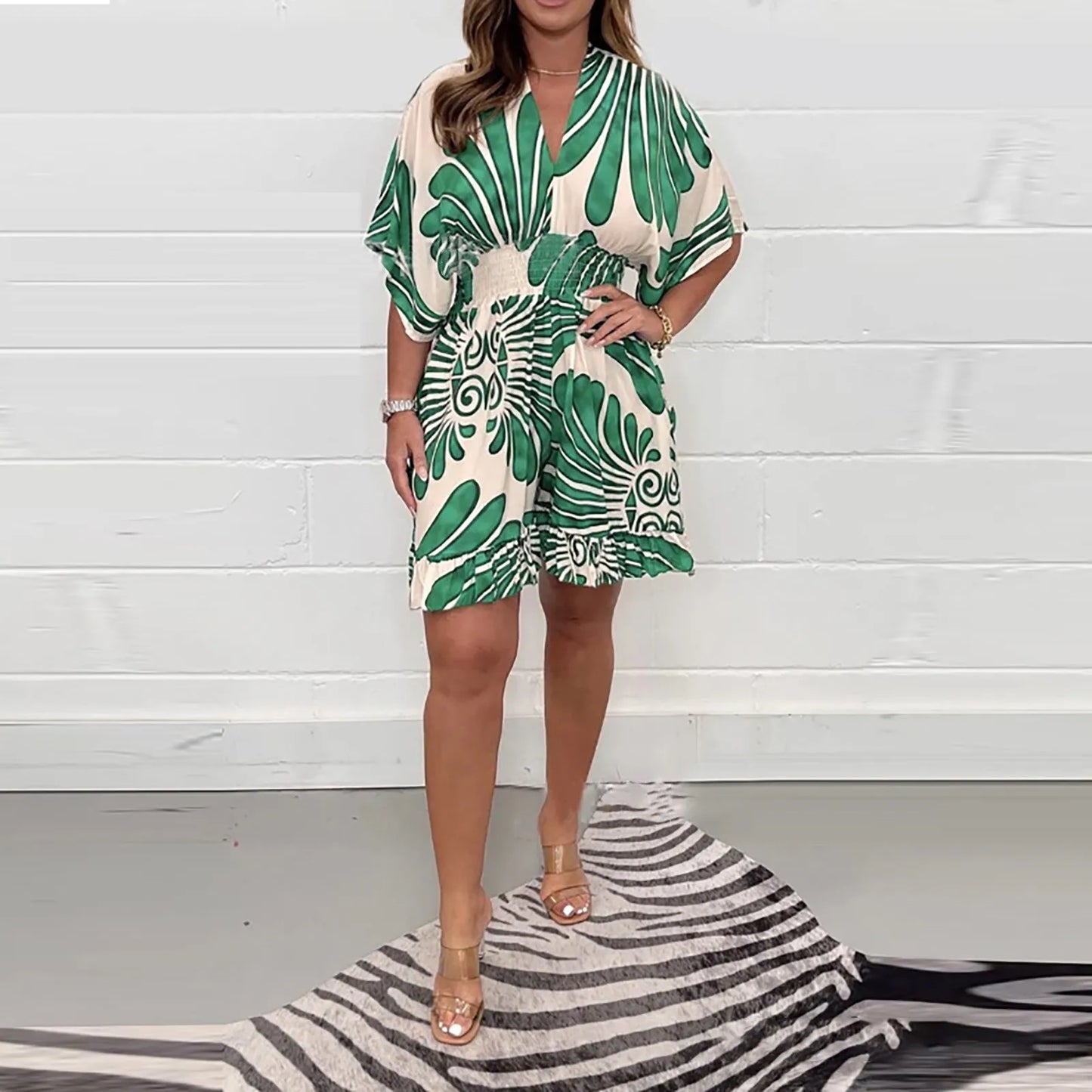 Vrouwelijke Jumpsuit Comfortabel Zomer Jurk Astrid