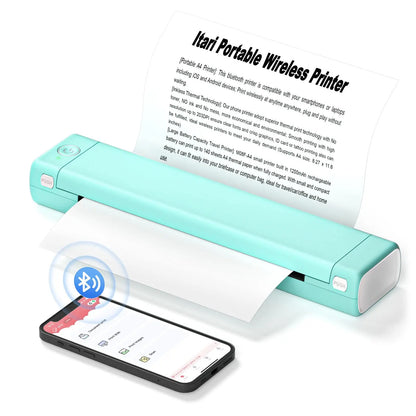Thermische Printer Bluetooth Draadloos Inkloos Compact MK500 Mobiel Printen