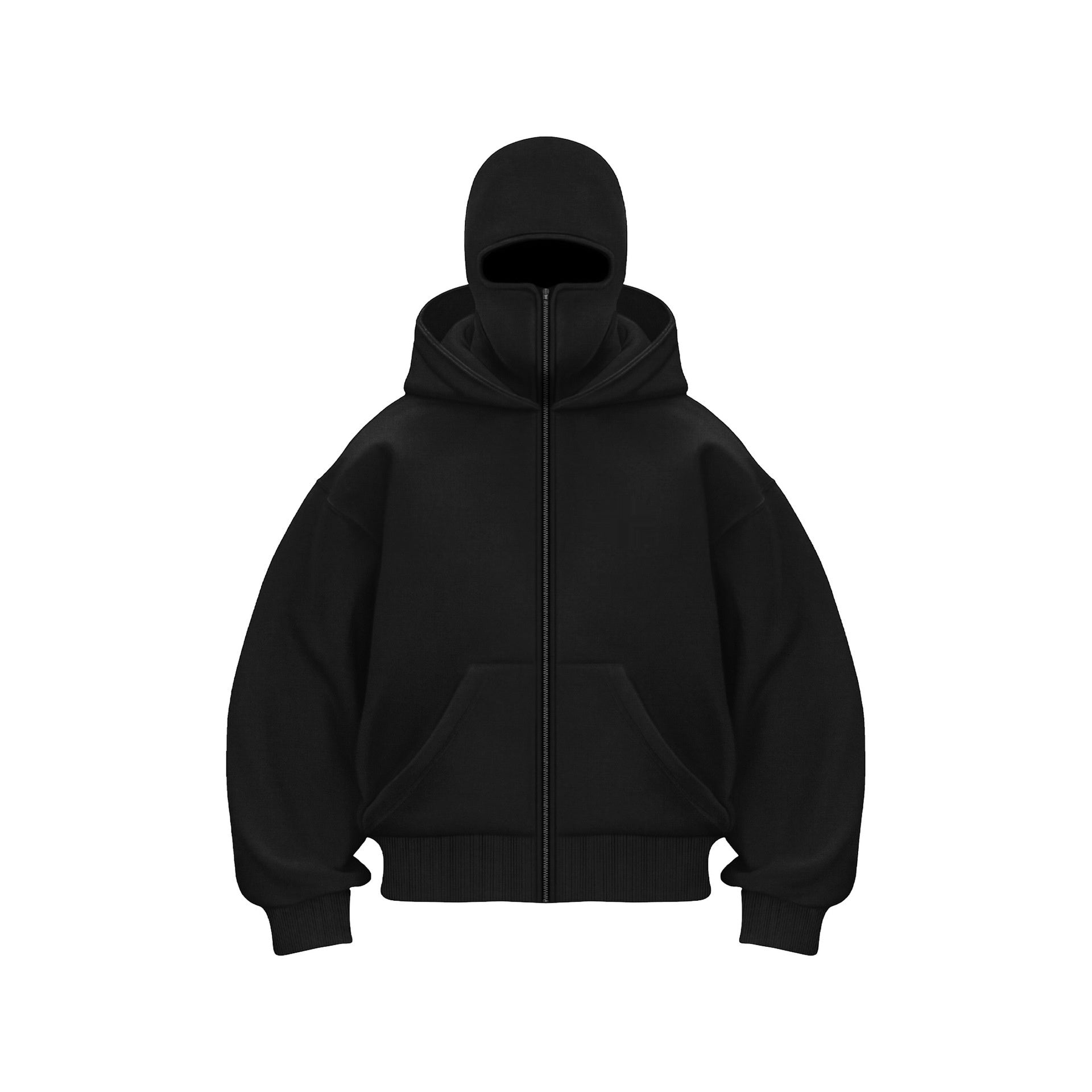 Heren Hoodie Zonder Kap NoFace Stijl - StudioMarella
