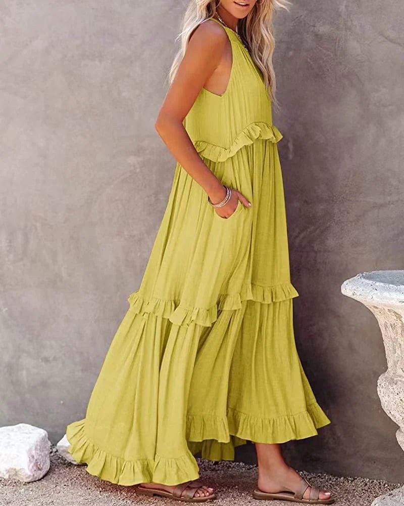 Maxi Jurk Lange Zomerjurk Gaia