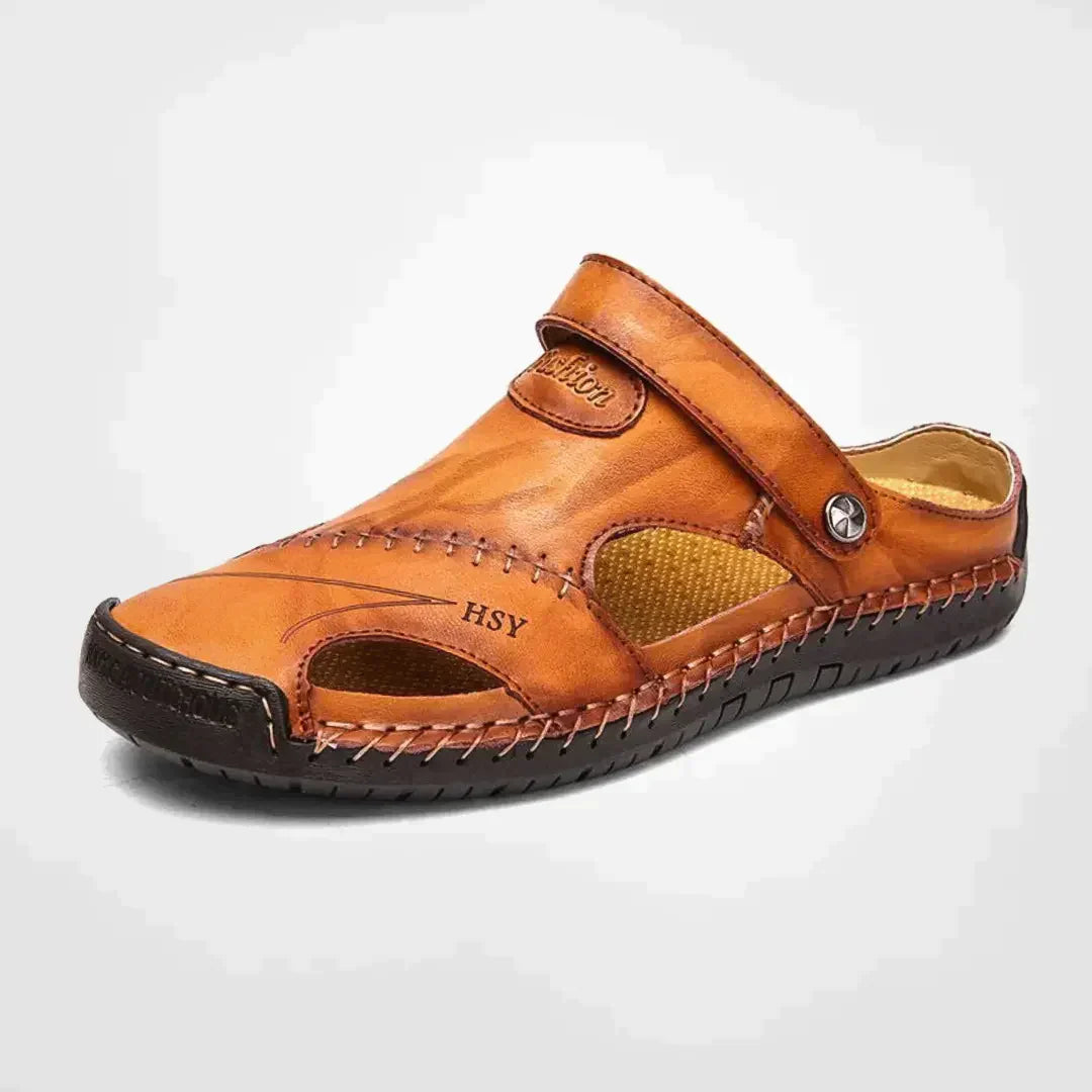 Leren Sandalen Heren Comfortabel Ademend Zomerschoenen