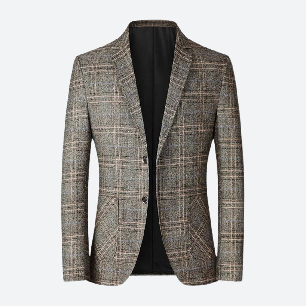 Geruite Blazer voor Mannen Klassieke Stijl - StudioMarella