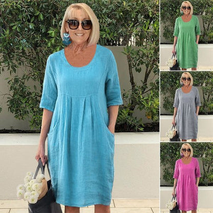 Zomerjurk Comfortabel met Tasjes