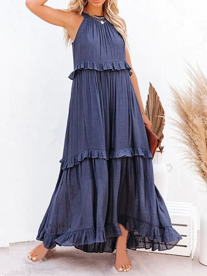 Maxi Jurk Lange Zomerjurk Gaia