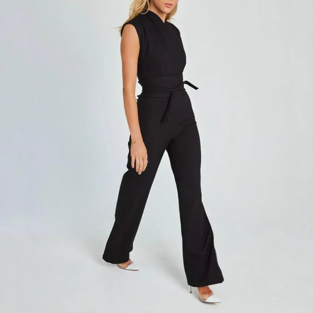 V-Neck Avondjurk Elegante Jumpsuit voor Vrouw
