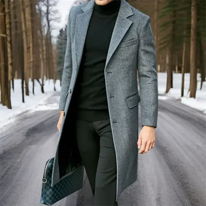 Herren Wintermantel Warm Elegant Stanford