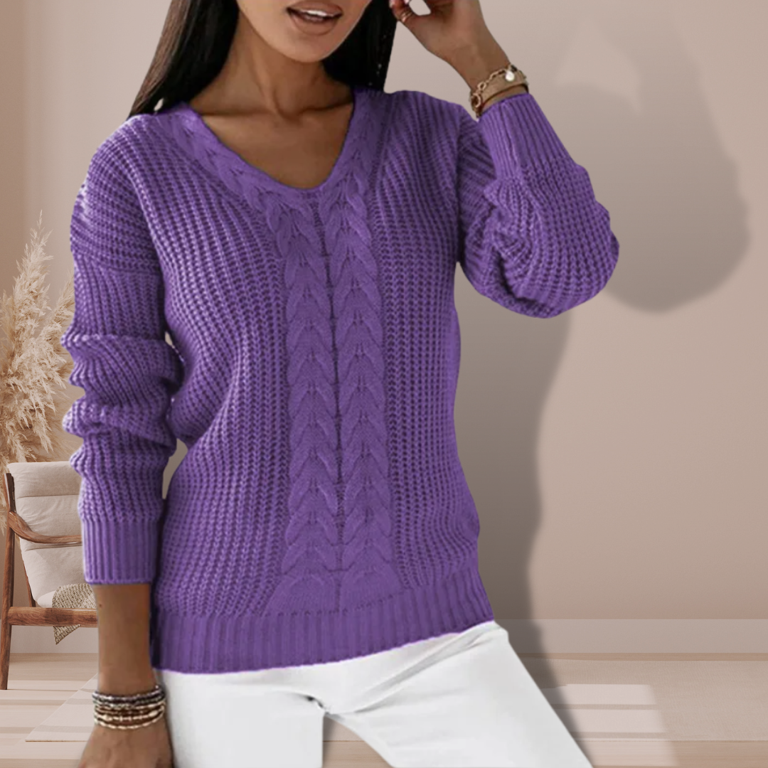 Scandinavische Dames Trui Gebreid Warm en Stijlvol