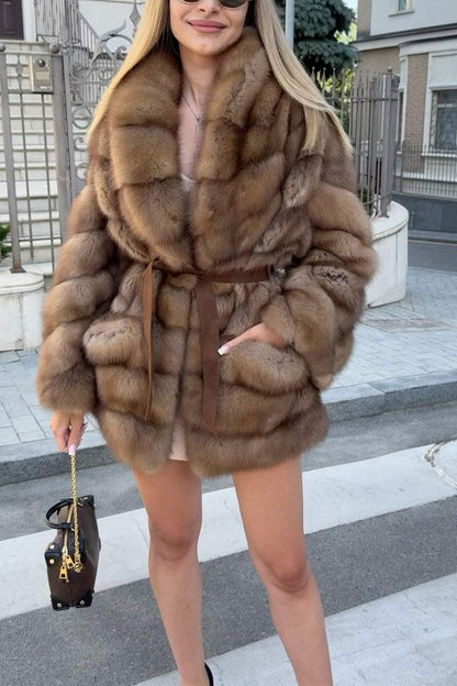 Bontjas Daphne Warme Luxe Mode Jas - StudioMarella