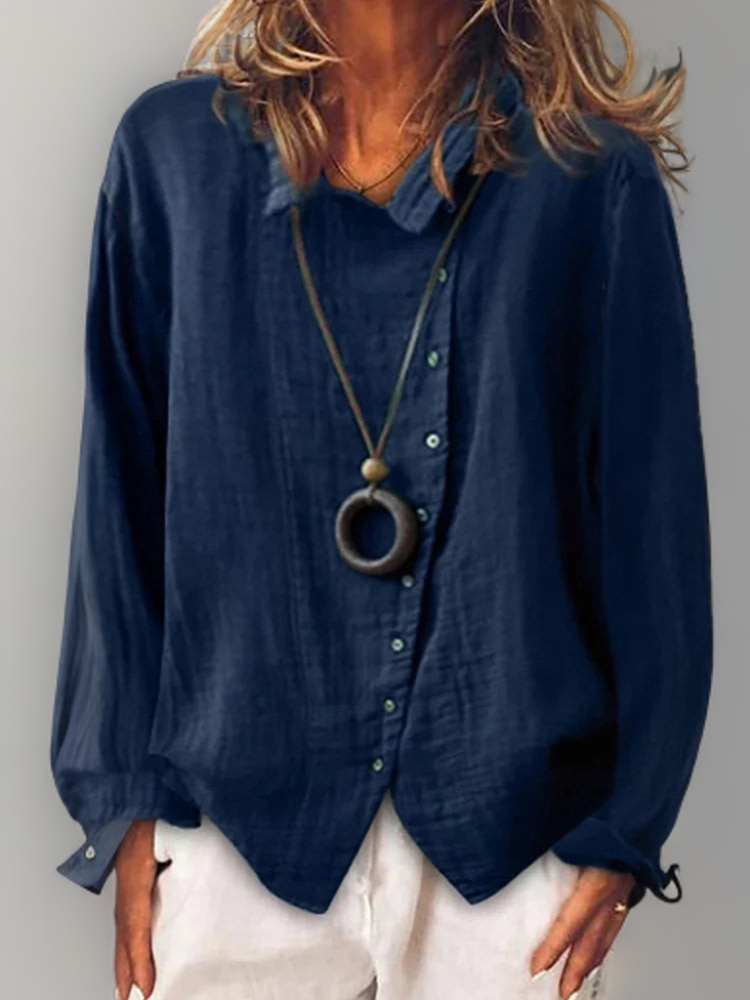Knoopshirt Mannen Luxe Verfrissend Comfortabel