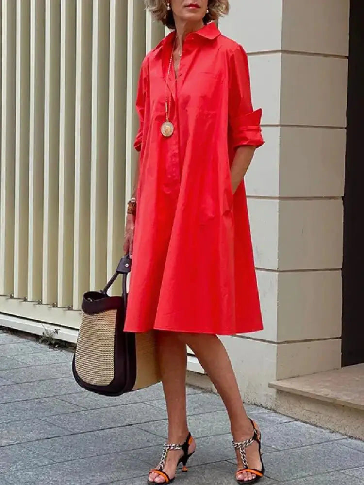 Vrouwelijke Jurk Elegante Stijl Zomerjurk