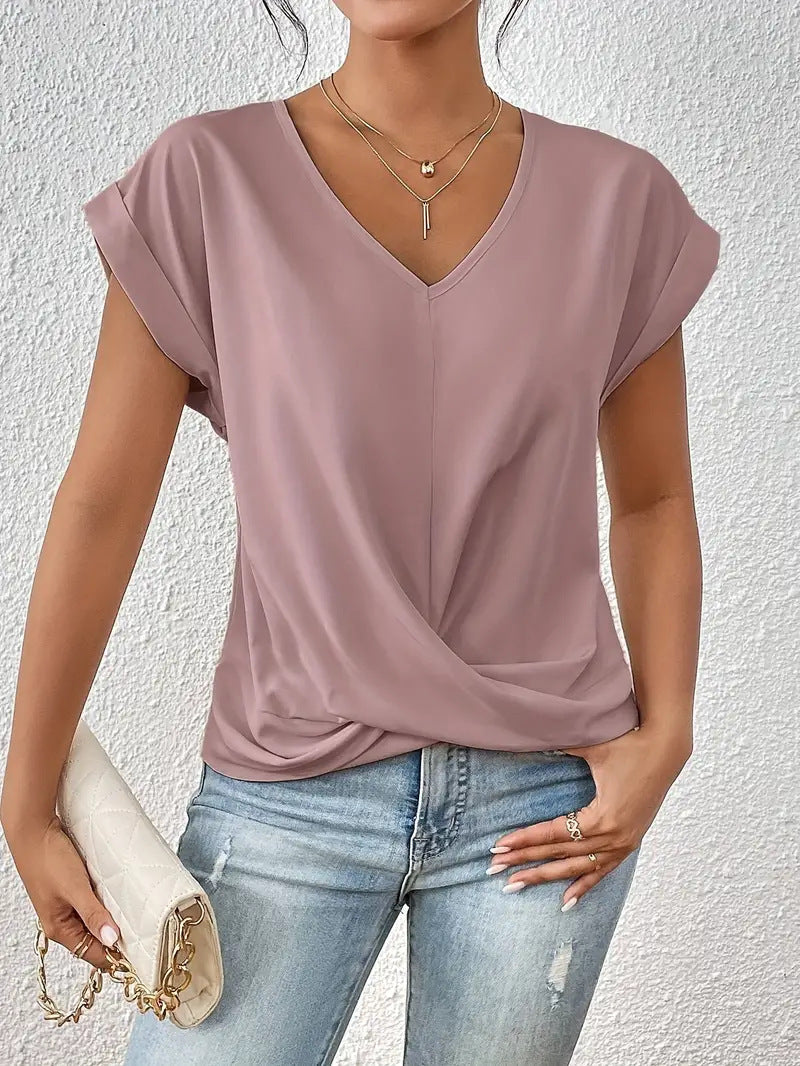 Vrouwelijke Blouse Luchtige Zomerjurk Stof