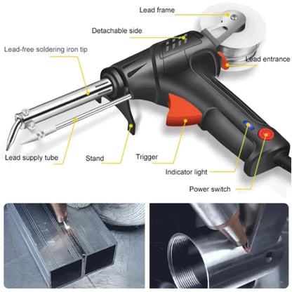 Soldeerpistool Set Elektrisch 60W Precisie Metaal Reparatie Tool